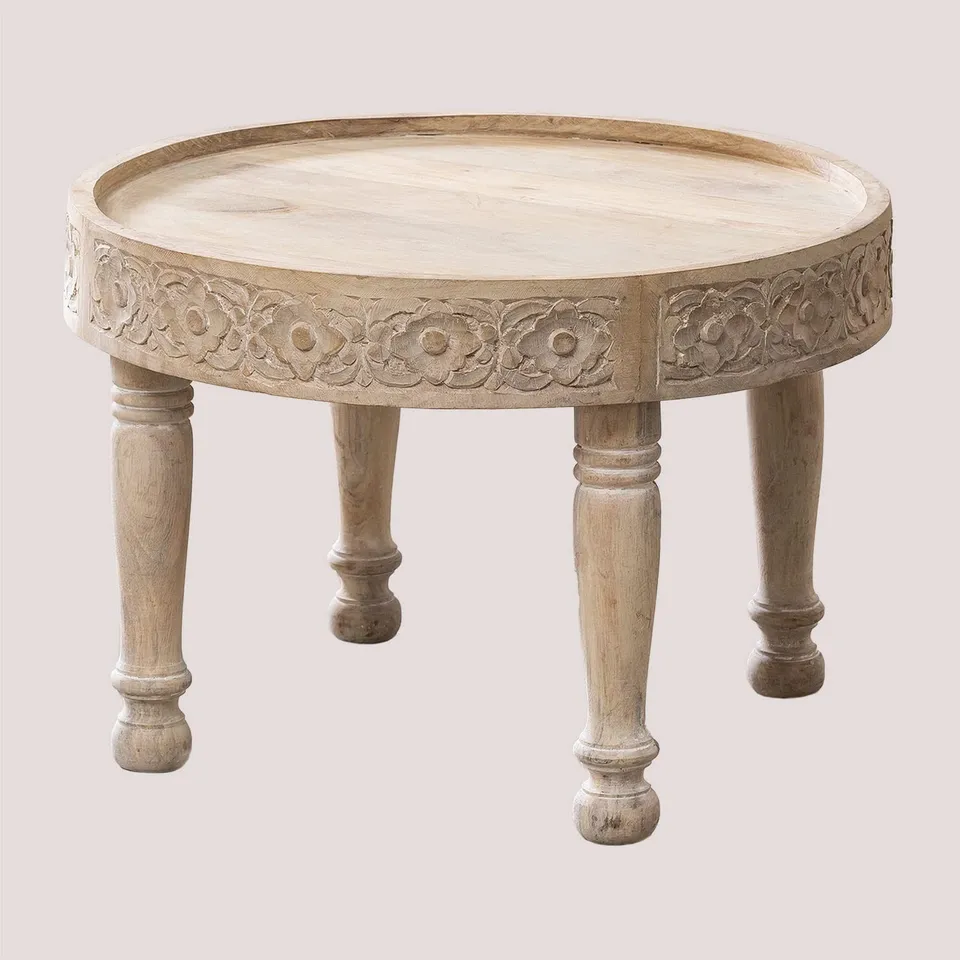 Sklum Jaryel tavolino rotondo legno mango 59,5 cm