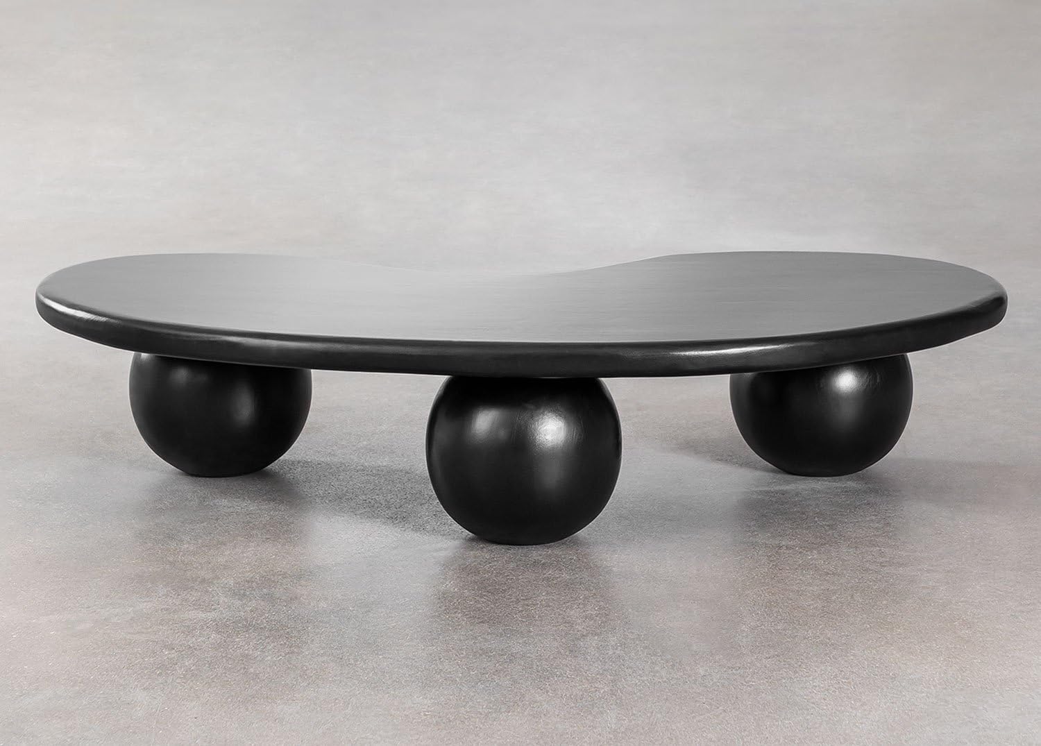 Sklum Cureyma Nero Liscio tavolino salotto legno mango 140 cm