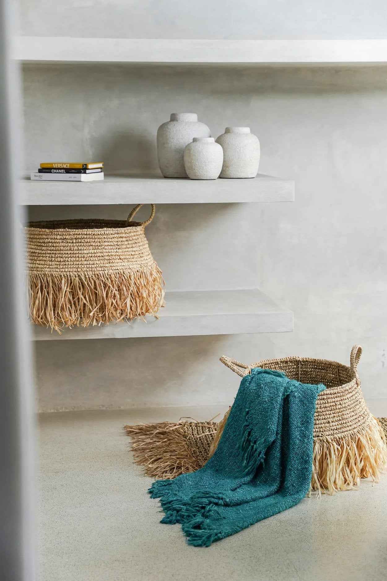 Bambua Peaky The Peaky Vase vaso concrete L fiori secchi