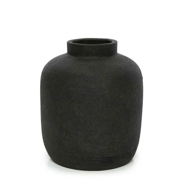 Bambua Peaky vaso nero L terracotta