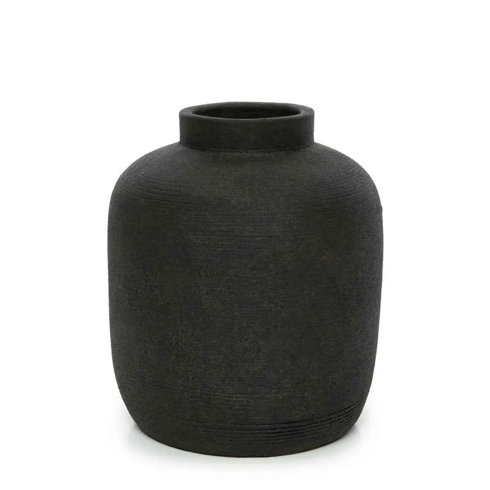 Bambua Peaky vaso nero L terracotta
