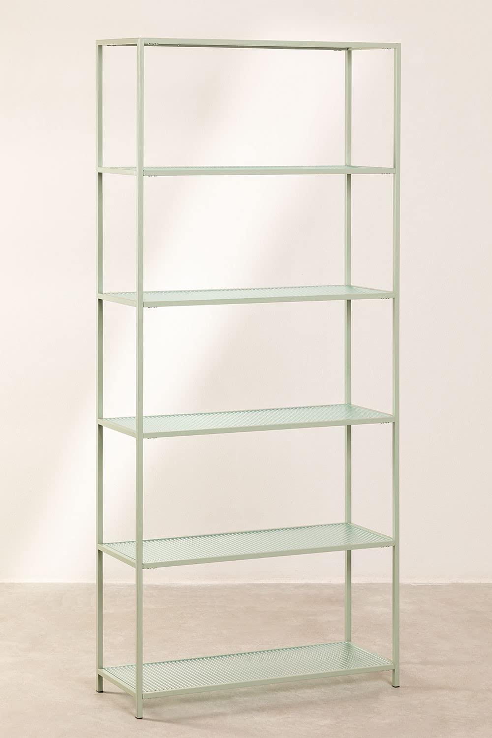 Sklum Celadon Scaffalatura Verticale Metallo e Vetro