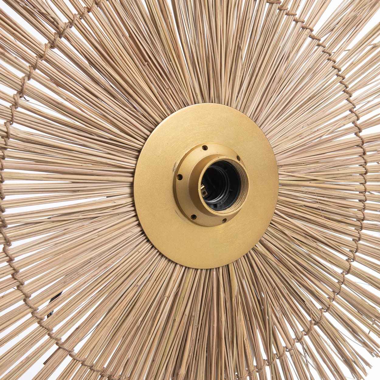 Bambua Beausoleil lampada da parete oro naturale M