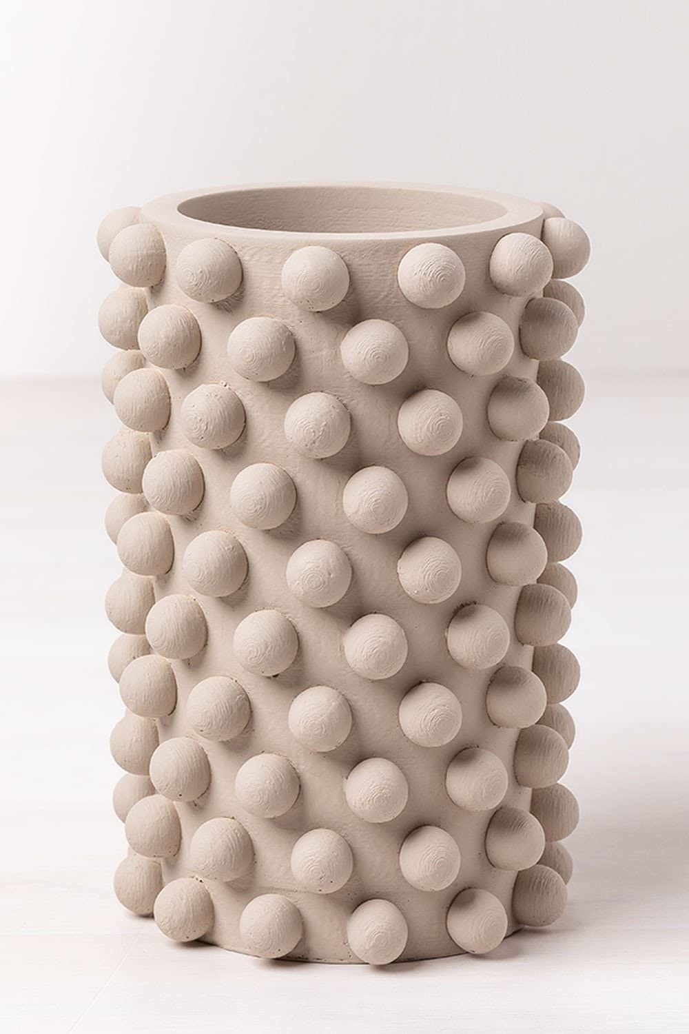 Sklum Roz Vaso in Cemento Marrone Grano Ø13,5 cm
