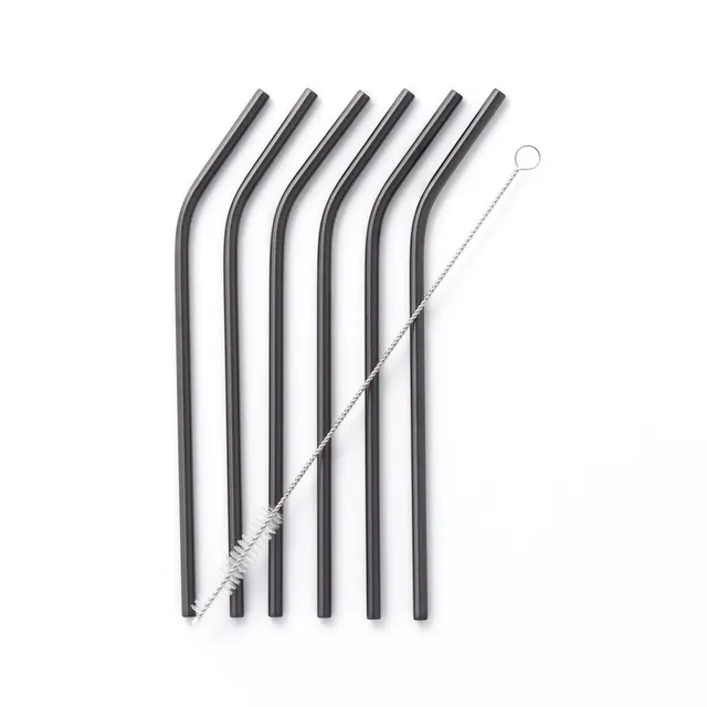 Sklum Kürv cannucce inox opache 6 pz Ø 0,5 cm