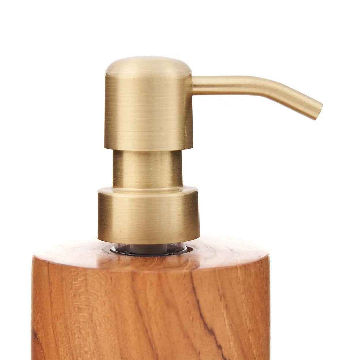 Bambua Wooden Soap Dispenser portasapone teak naturale