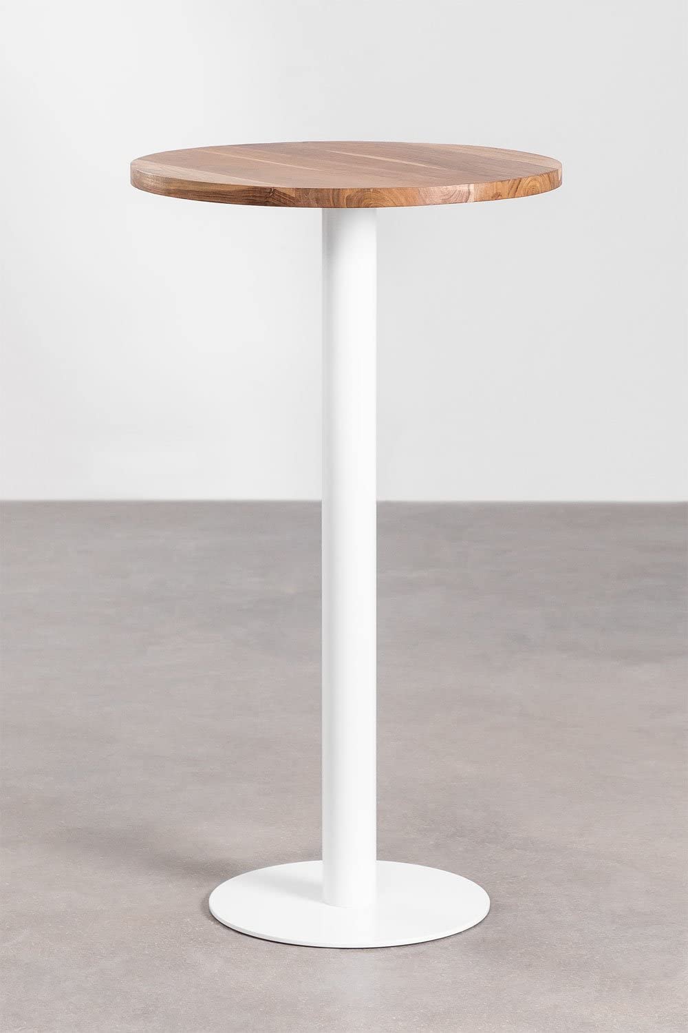 Sklum Macchiato Tavolo Alto Rotondo 60 cm Acacia