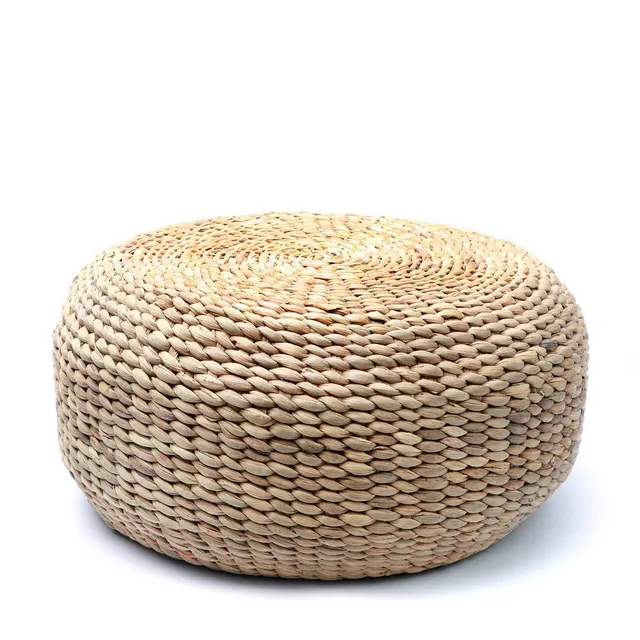 Bambua The Hyacinth pouf naturale M in giacinto