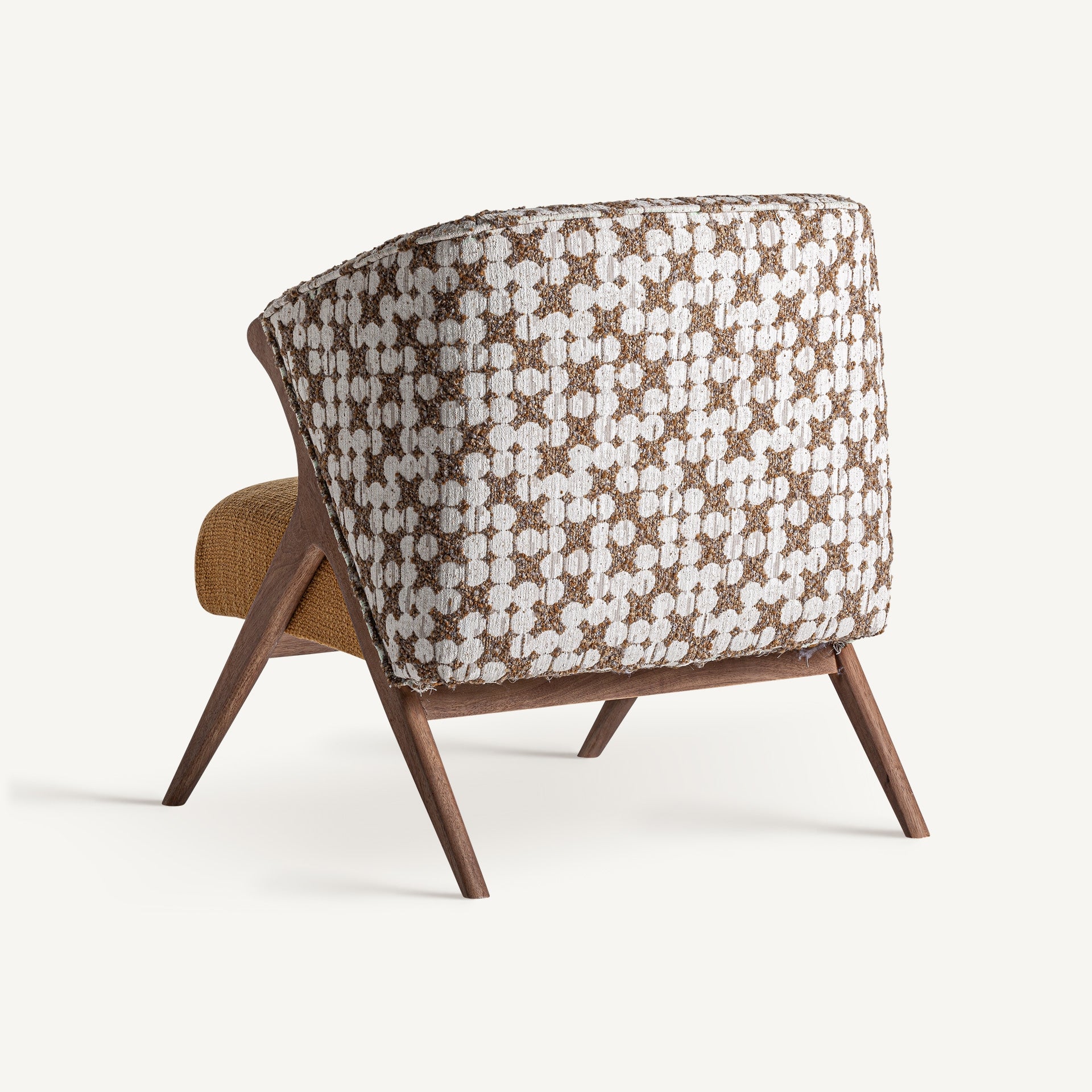 Bambua Kalesha poltrona lounge ocra legno pino