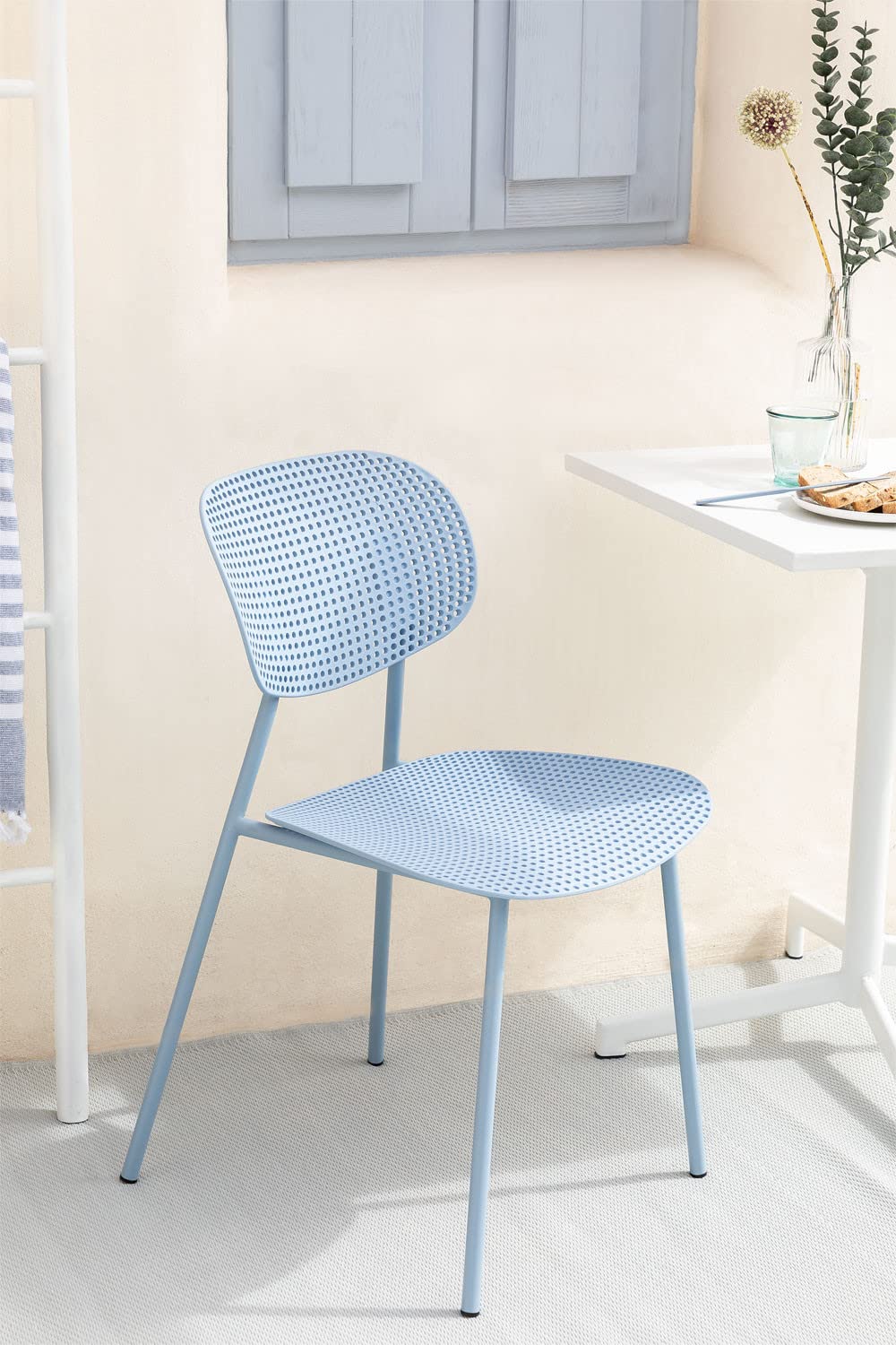 Sklum Tupah sedia da giardino blu oceanico in polipropilene