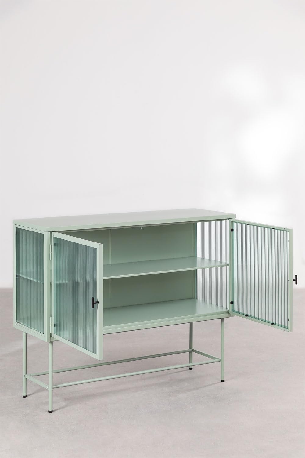 Sklum Celadon madia verticale metallo e vetro