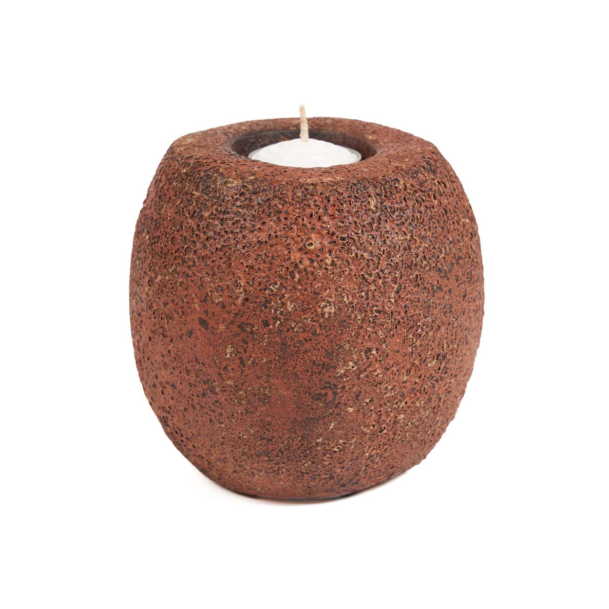 Bambua Cavestone portacandele in terracotta