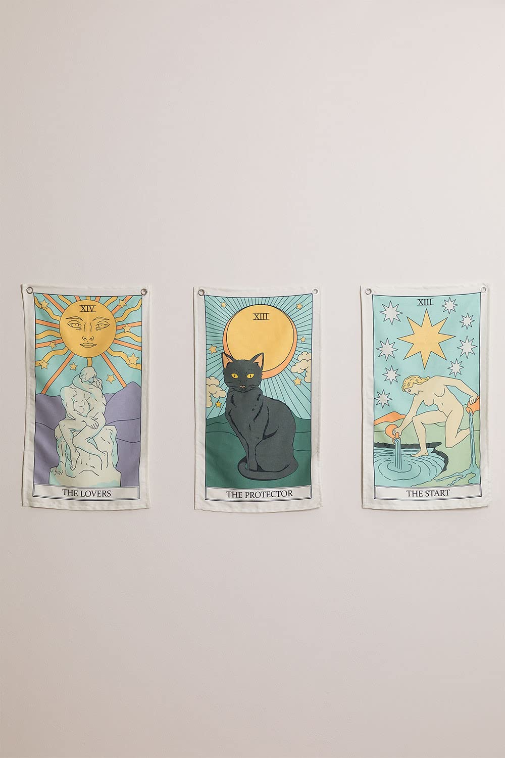 Sklum Tarot Style The Lovers arazzo poliestere 82x48
