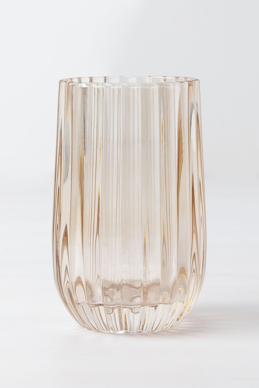 Sklum Izami vaso in vetro giallo oro trasparente 17,7 cm