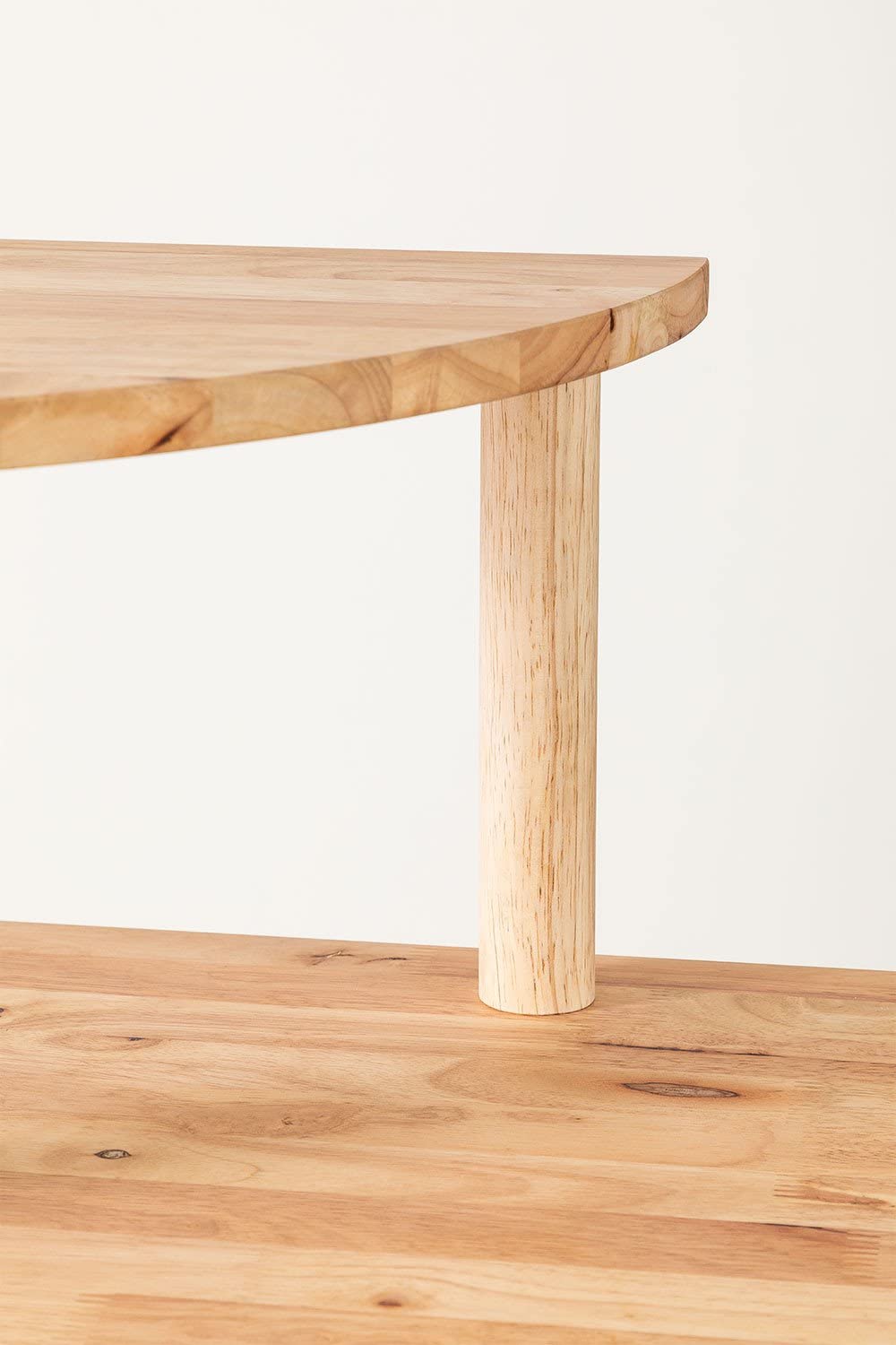 Sklum Arlan Scrivania Angolo in Legno Naturale 99 cm