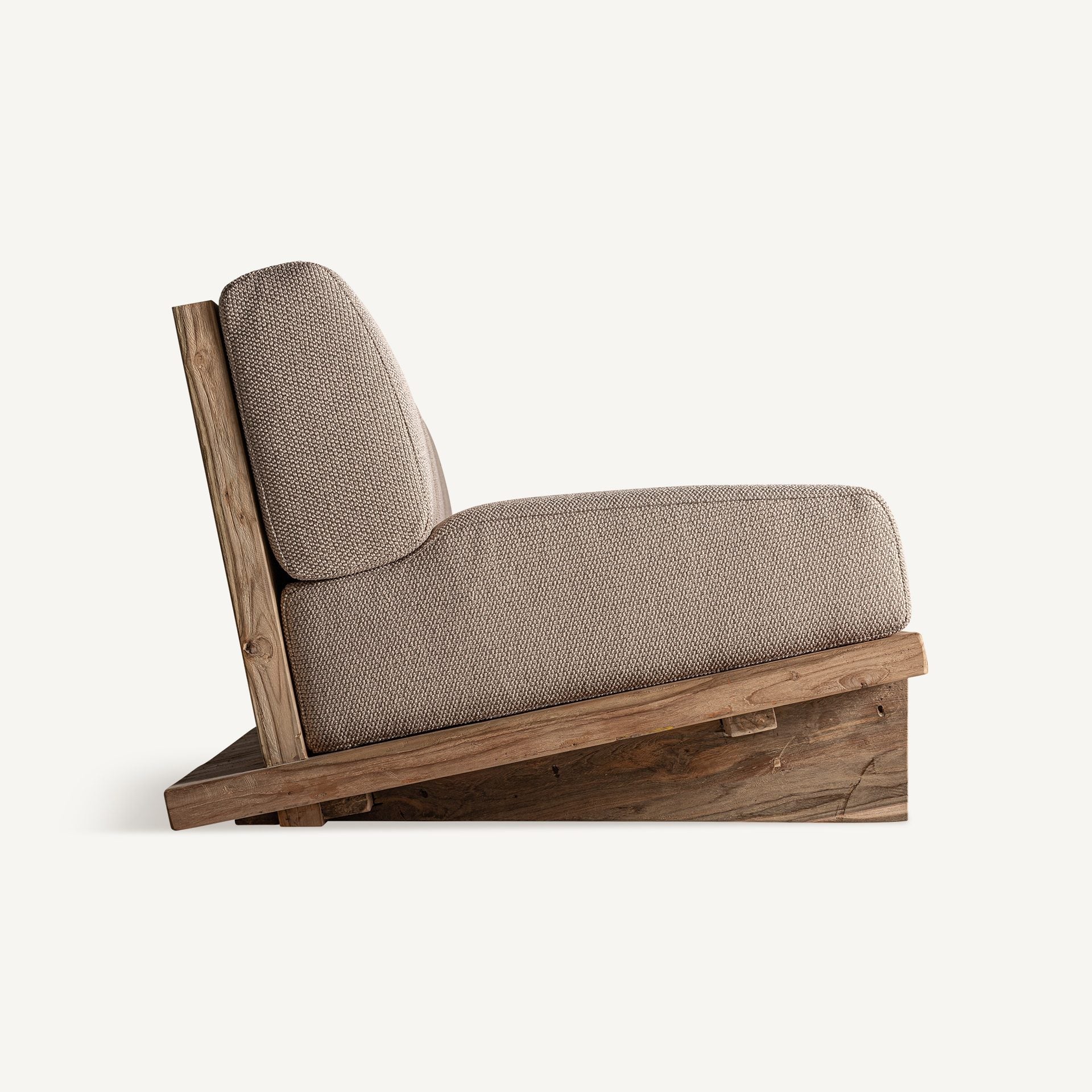 Bambua Pure divano in legno ferroviario da esterno