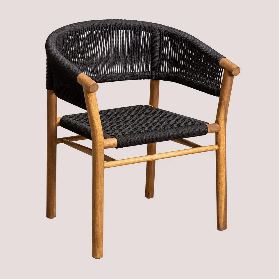 Sklum Tenay Classic set 2 sedie giardino acacia corda