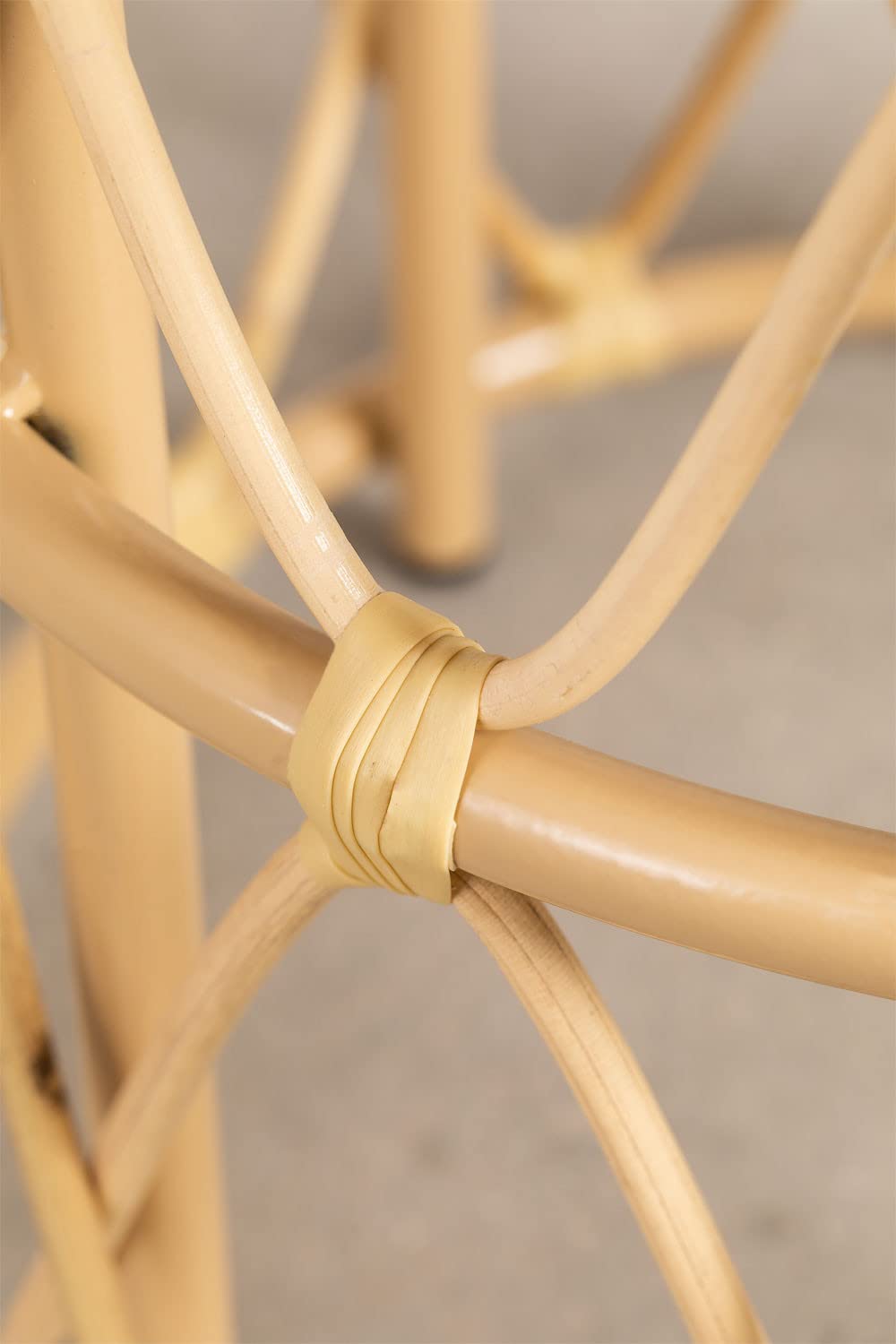 Sklum Zan tavolino rotondo rattan Ø40 cm naturale