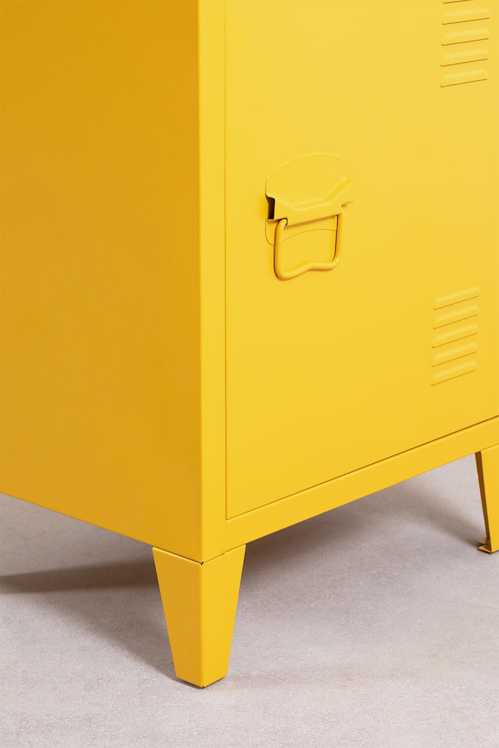 Sklum Pohpli comodino acciaio giallo curry 40 cm