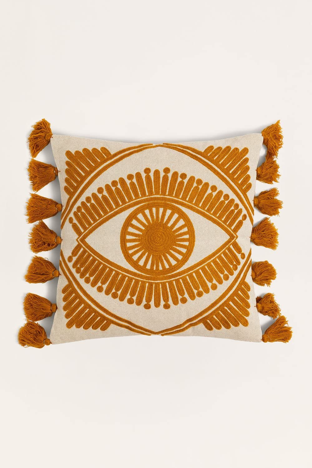 Sklum Osvid Cuscino in Cotone 45x45 cm Arancione Zafferano