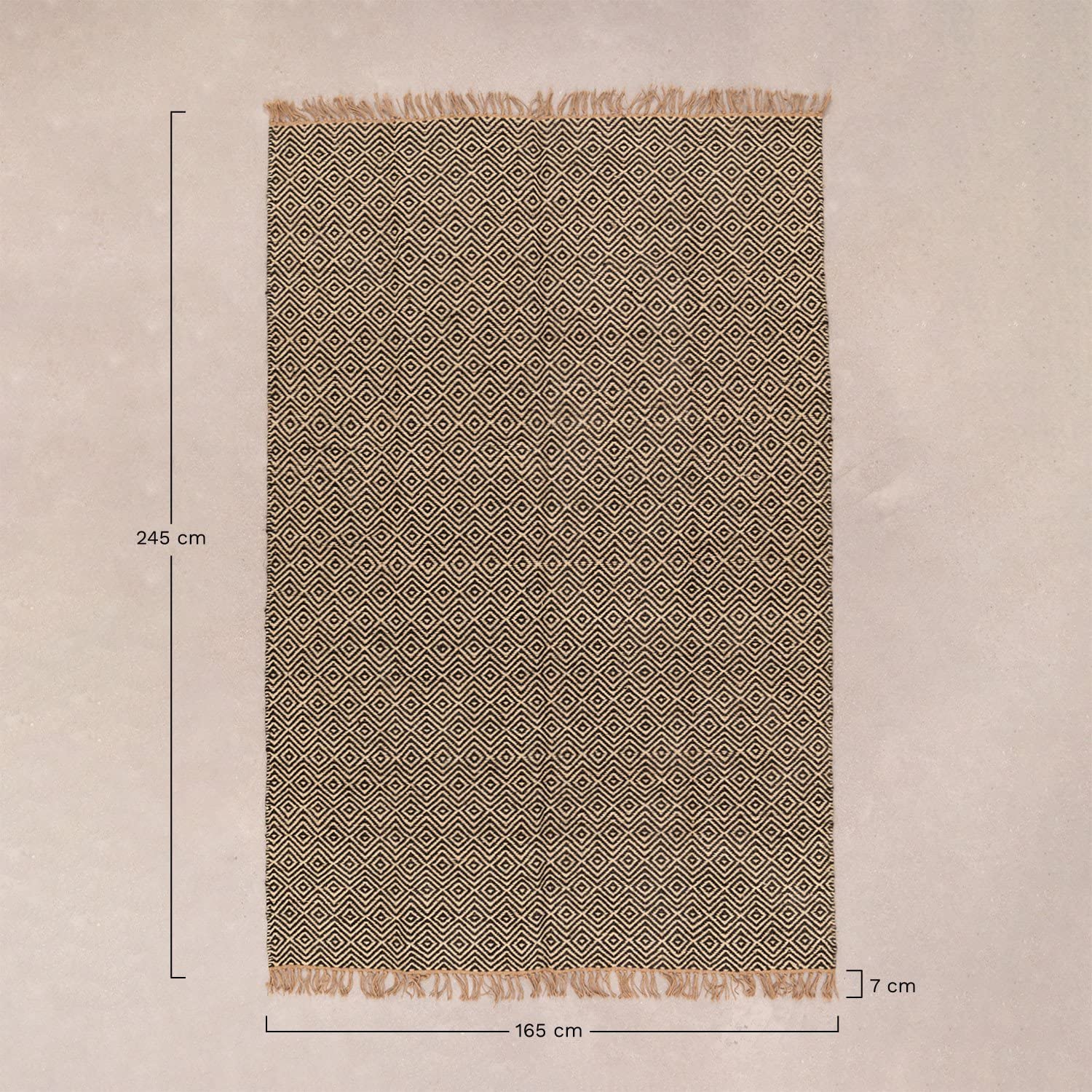 Sklum Kiva Yute tappeto 245x165 cm juta naturale