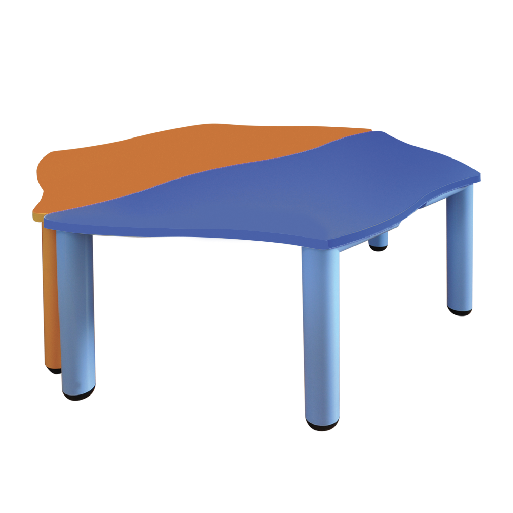 OMSI B18 tavolo sagomato trapezoidale per infanzia