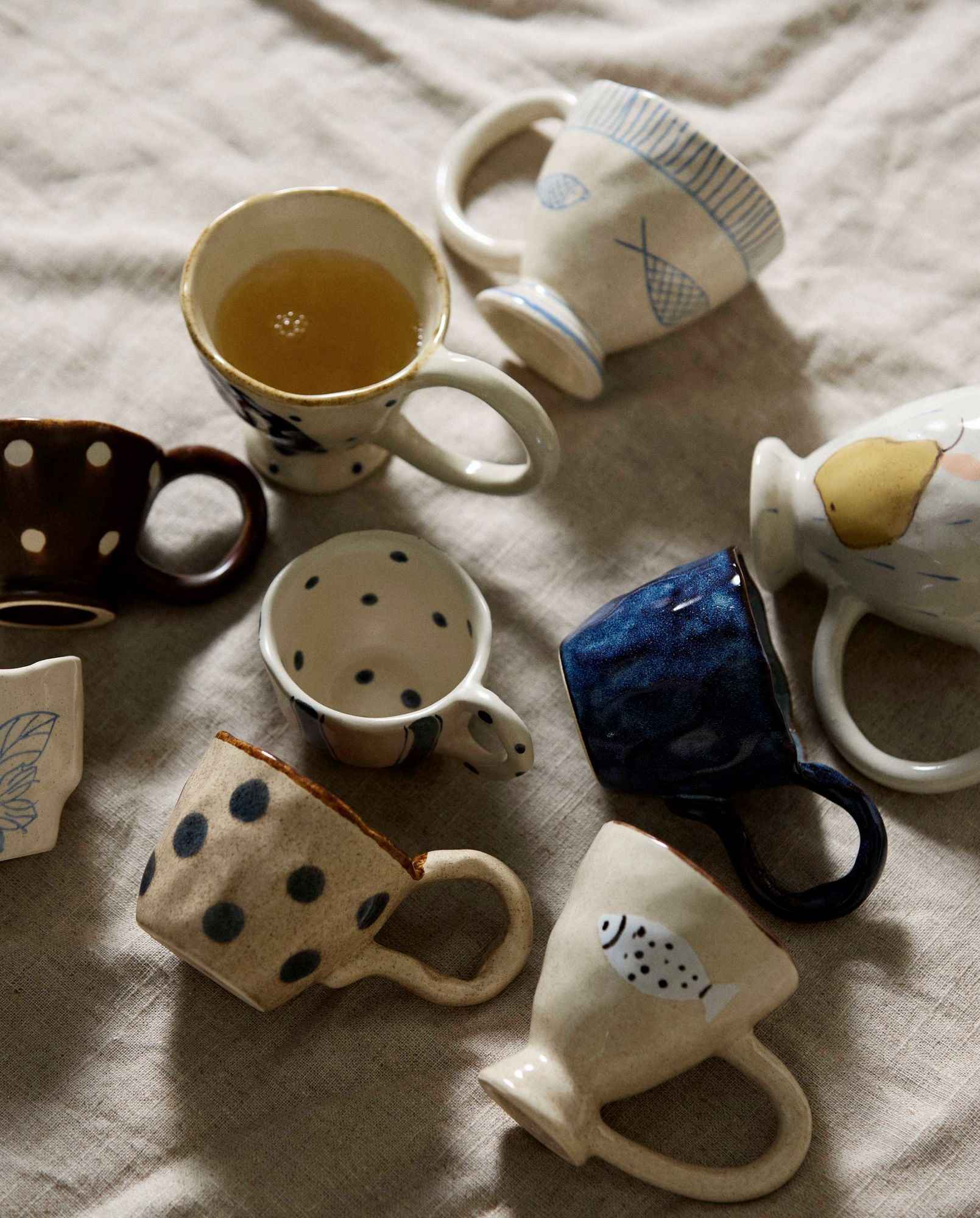 Bambua Atelier Forma Pera tazza manico ceramica