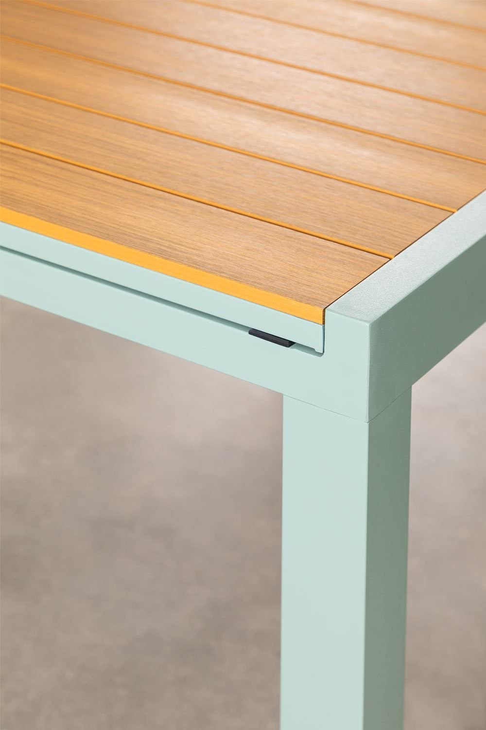 Sklum Saura 150-197 set tavolo e 6 sedie giardino alluminio