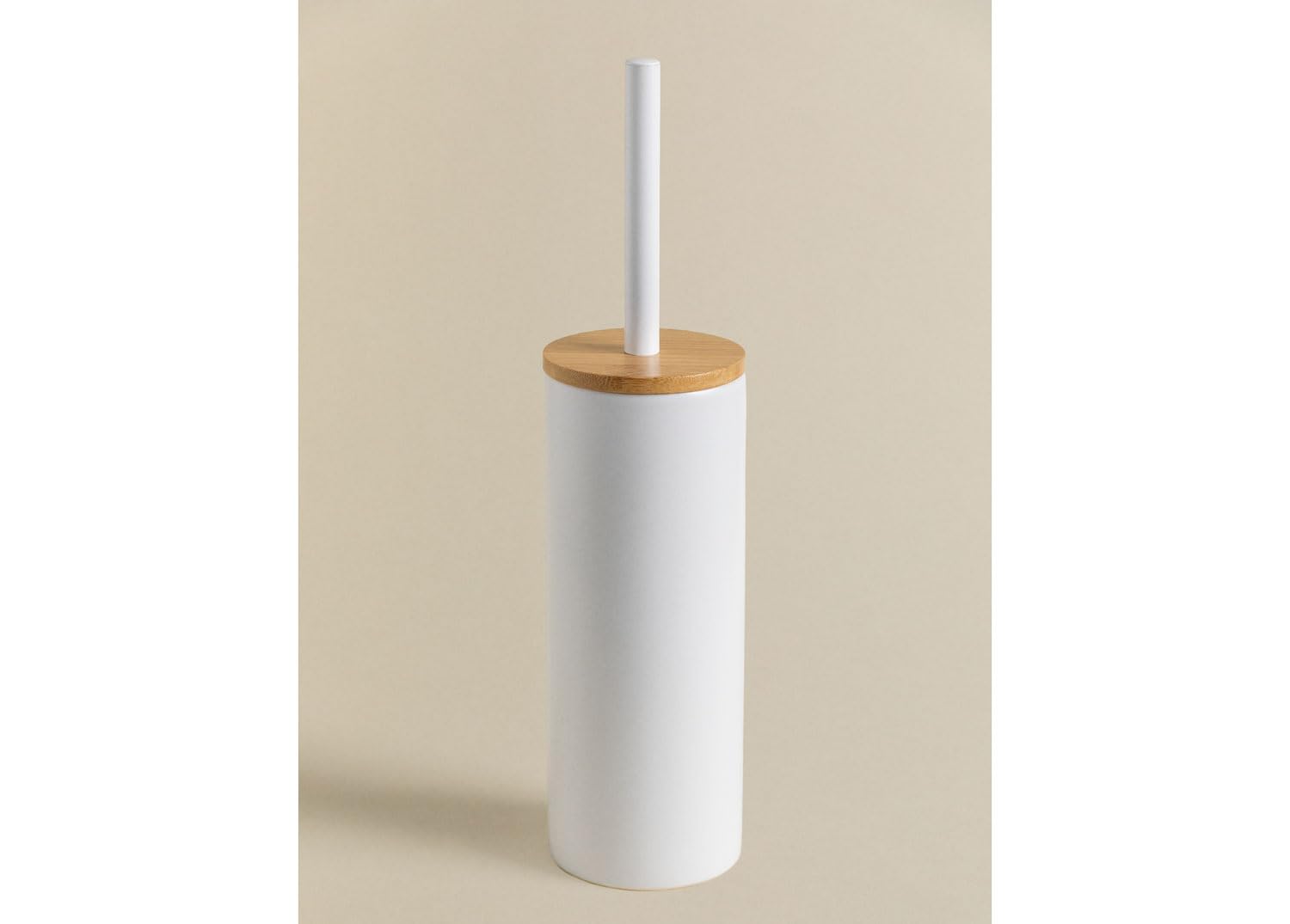 Sklum Elvan Scopino WC Ceramica e Bambù Bianco
