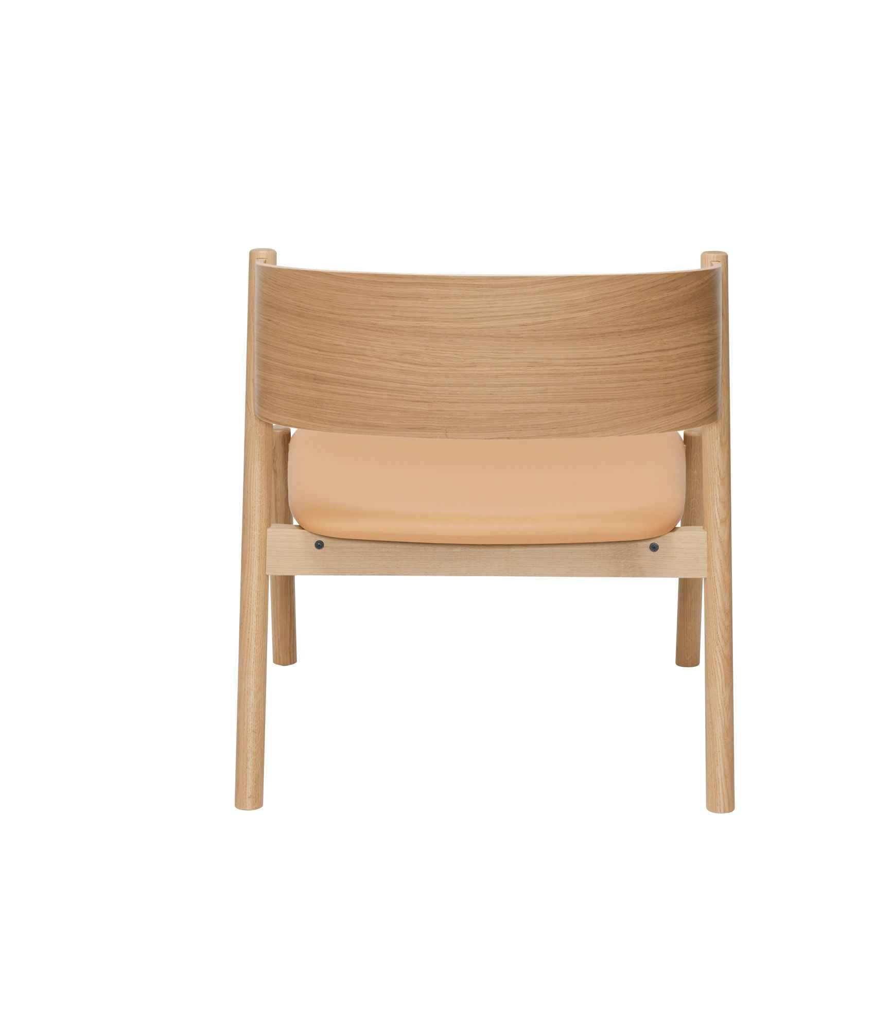 Bambua Oblique poltrona lounge naturale in pelle