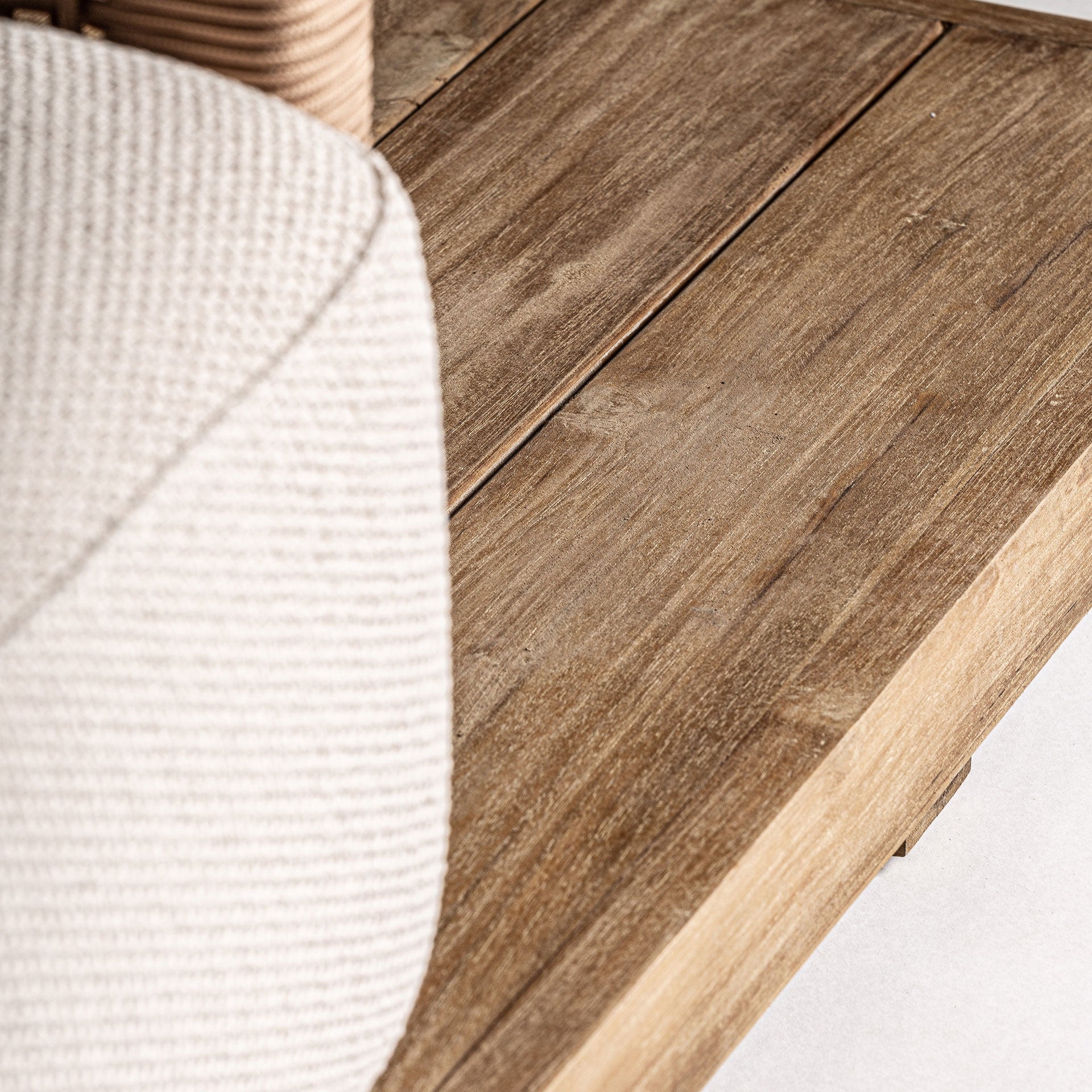 Bambua Trena divano da esterno teak crema