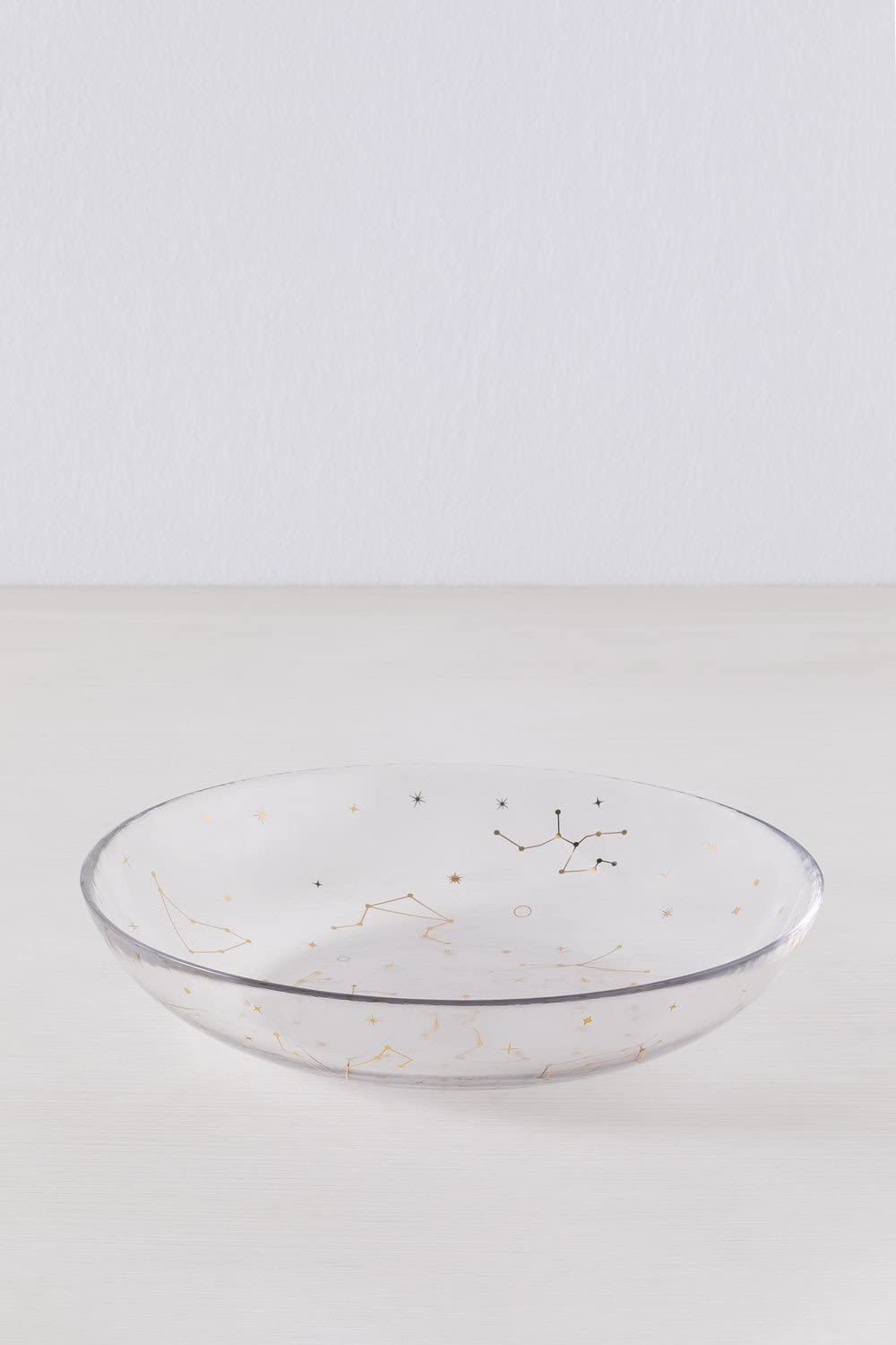 Sklum Lyra Set 4 Piatti Fondi in Vetro 21,4 cm