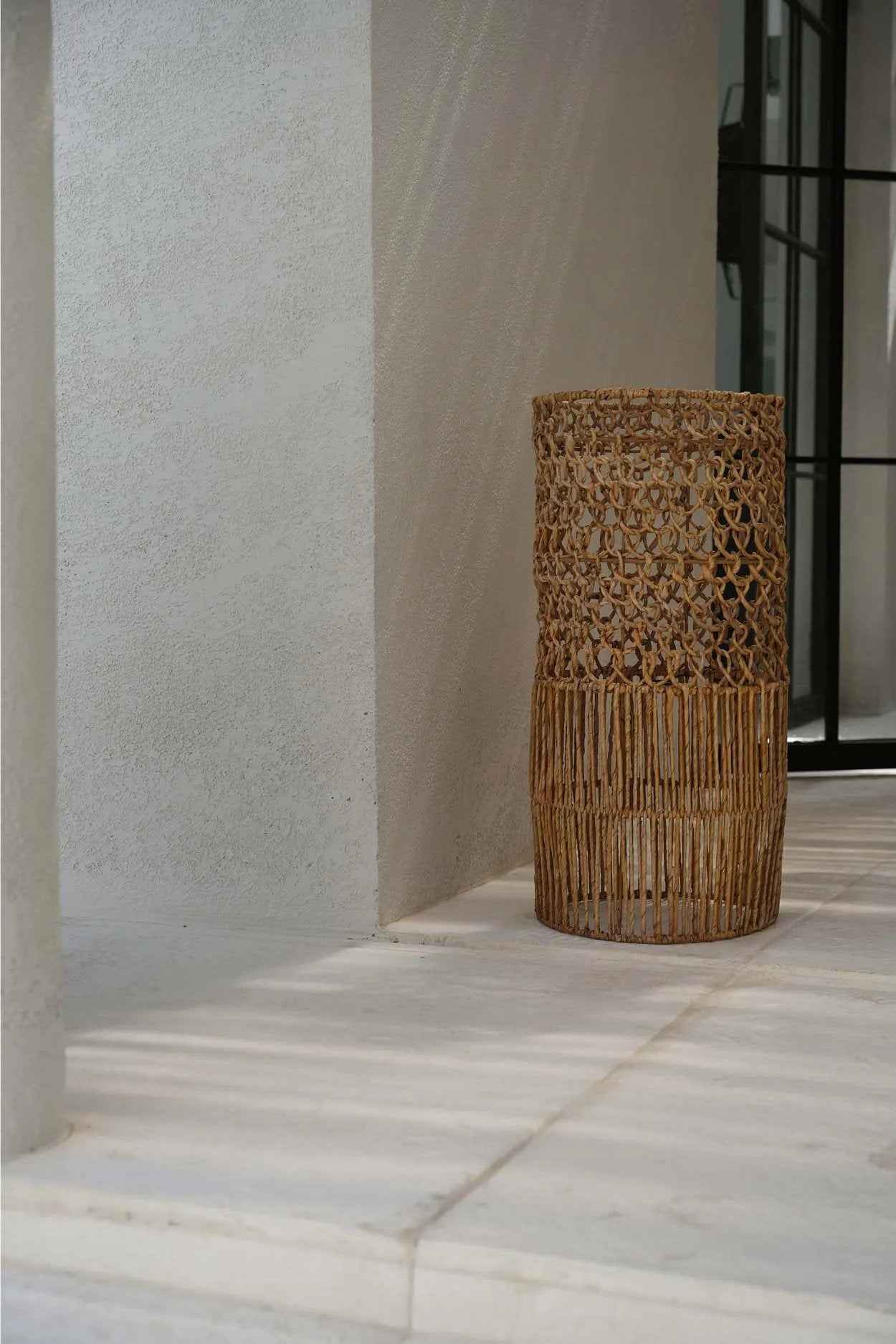 Bambua Takuhanki Natural L lampadario foglia banana