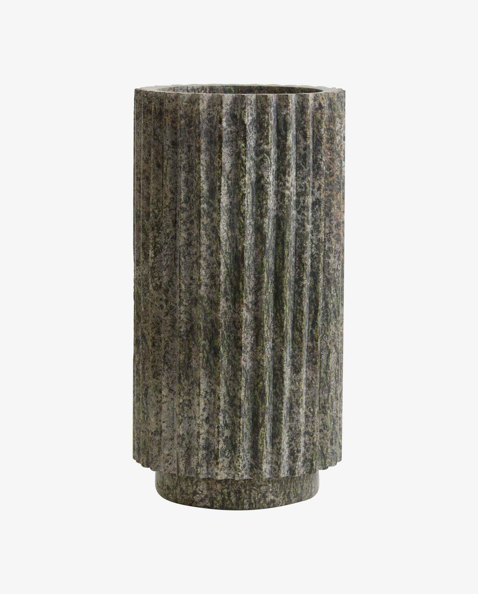 Bambua Loon vaso marmo verde venato