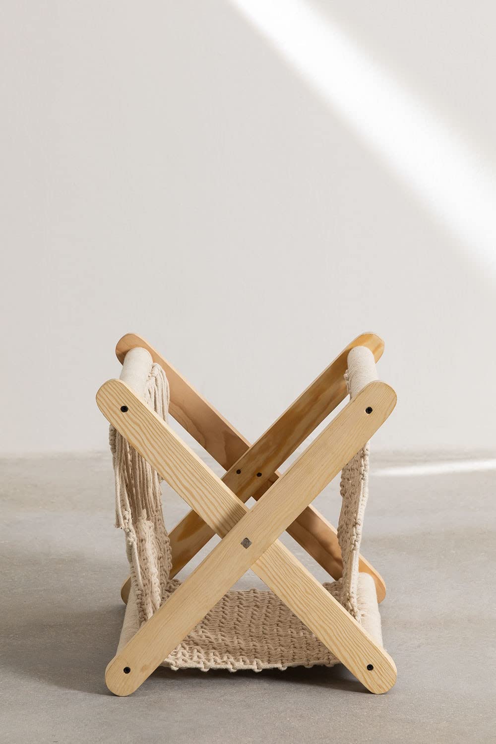 Sklum Krifrek portariviste macramè beige crema