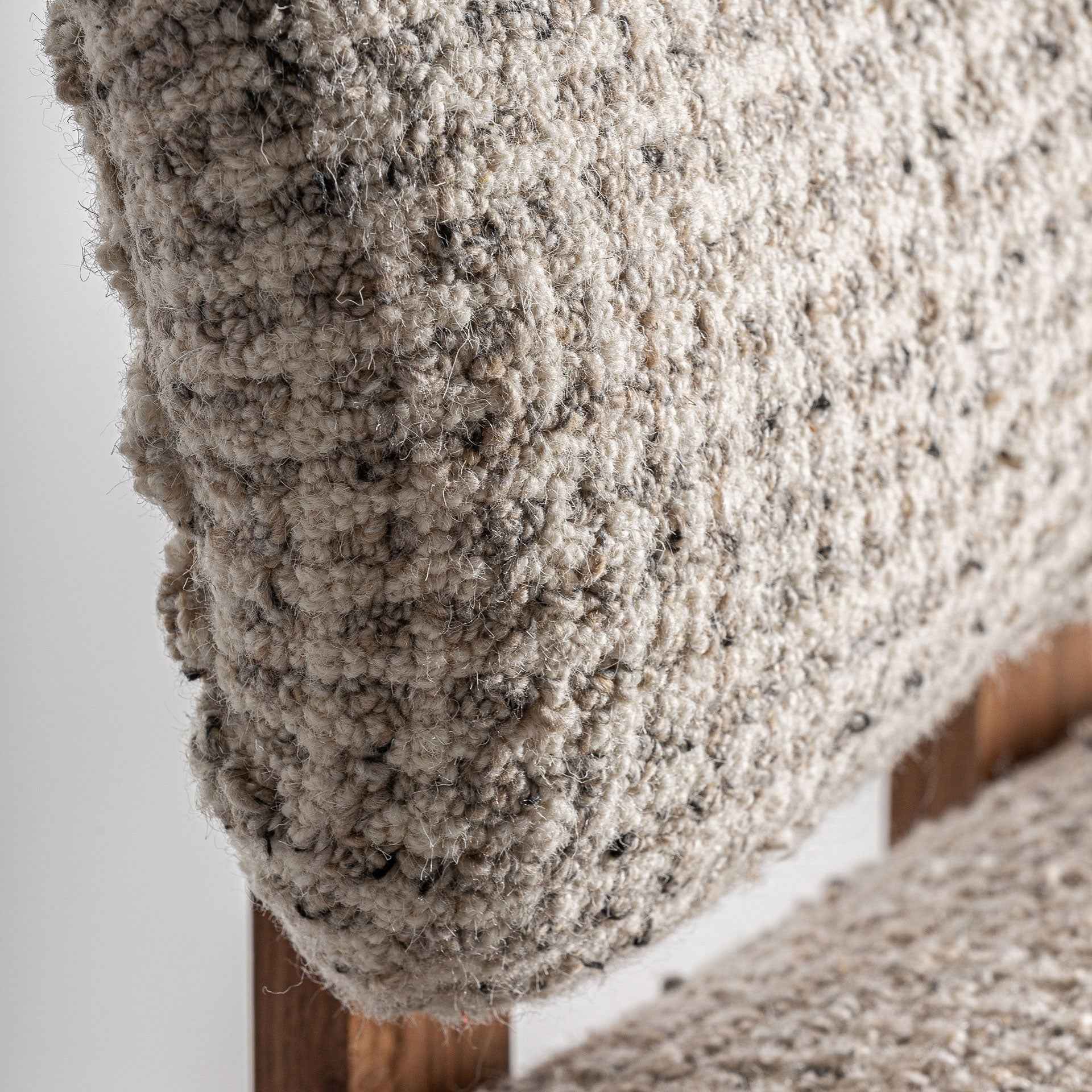 Bambua Buhl poltrona bouclé