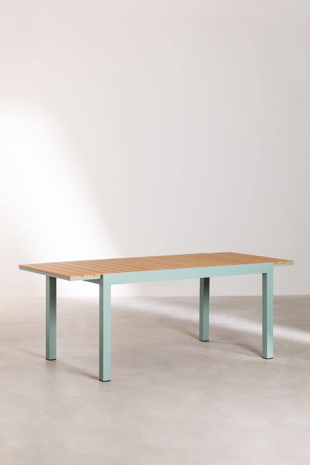 Sklum Saura 150-197 set tavolo e 6 sedie giardino alluminio