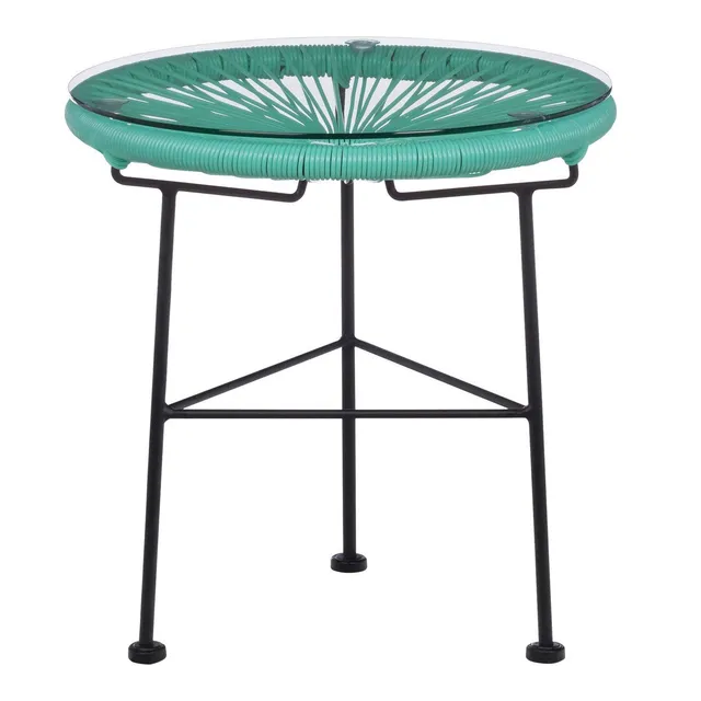 Sklum Acapulco tavolino rotondo verde giada Ø44 cm