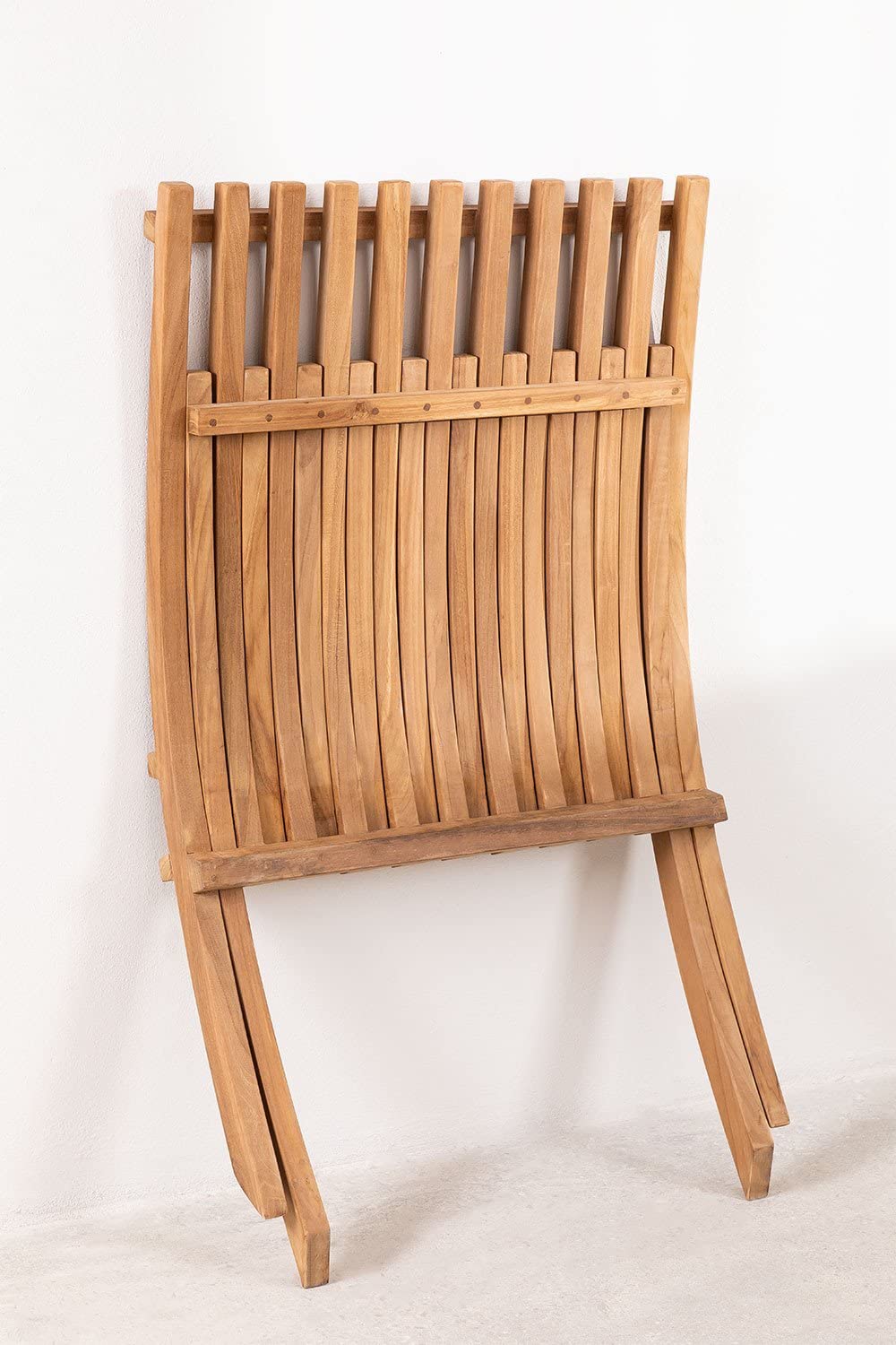 Sklum Pira Poltrona da Giardino Pieghevole Teak Naturale