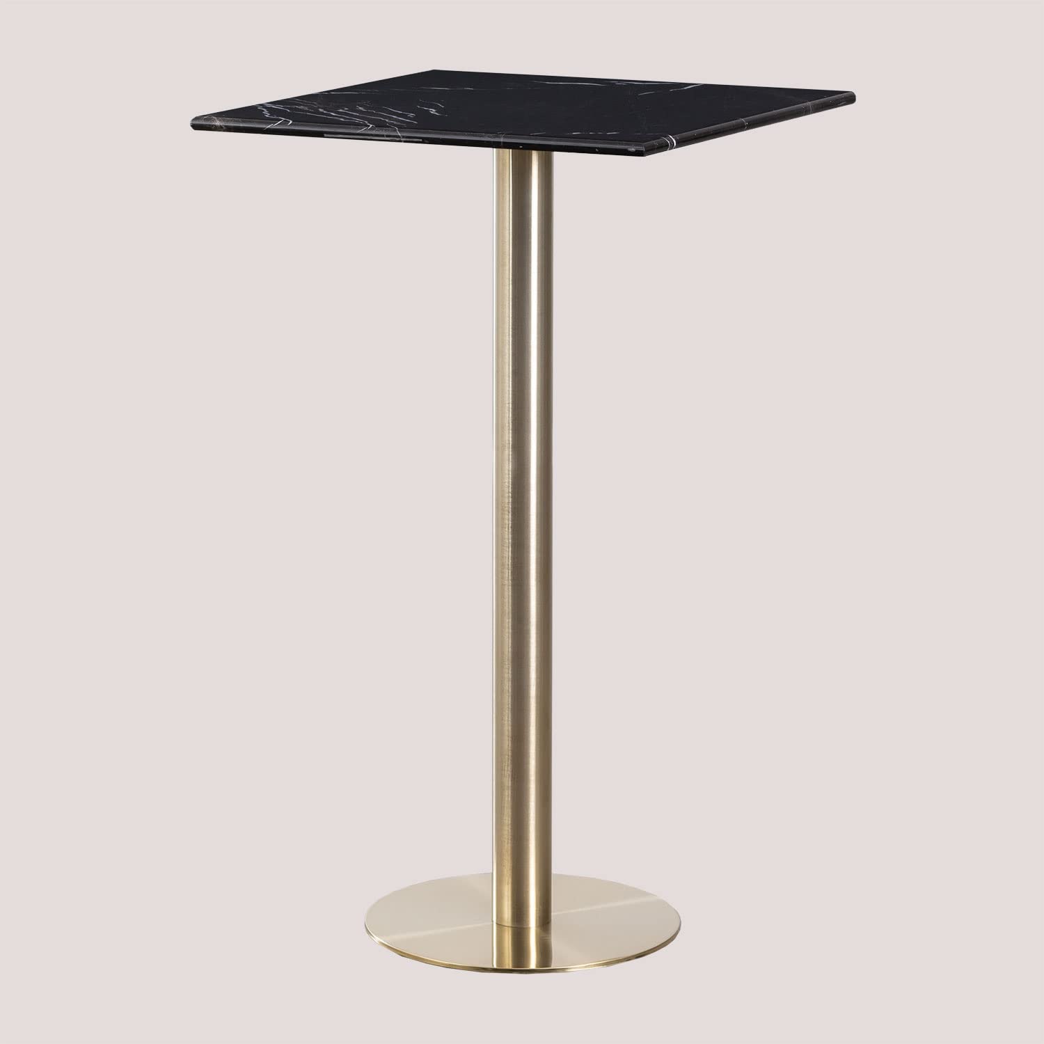 Sklum Cosmopolitan Tavolo Bar 60x60 cm Marmo Champagne