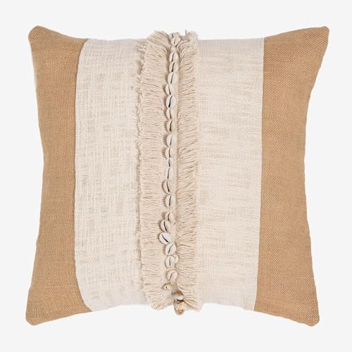 Sklum Naiba Cuscino Quadrato Cotone Juta 45x45 cm