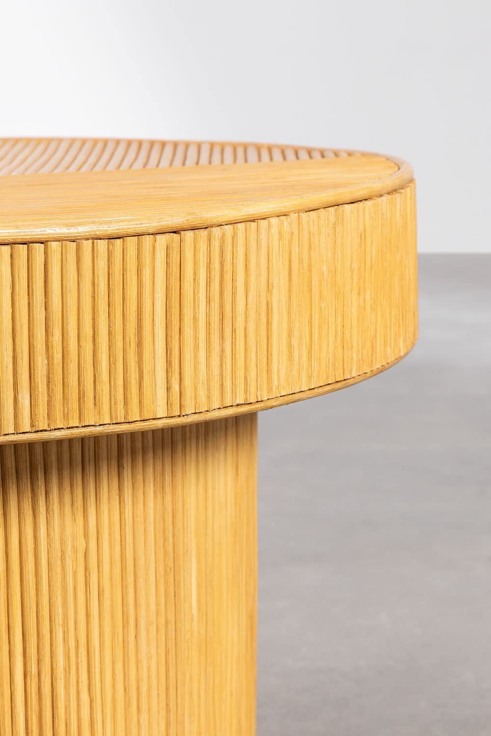 Sklum Balenty 150 Tavolino in rattan marrone
