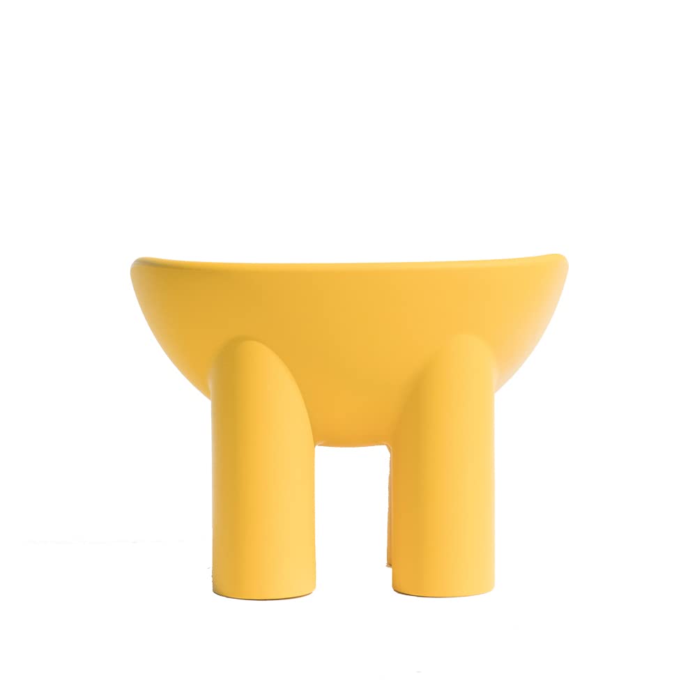 Driade Roly Poly poltrona giallo ocra esterno