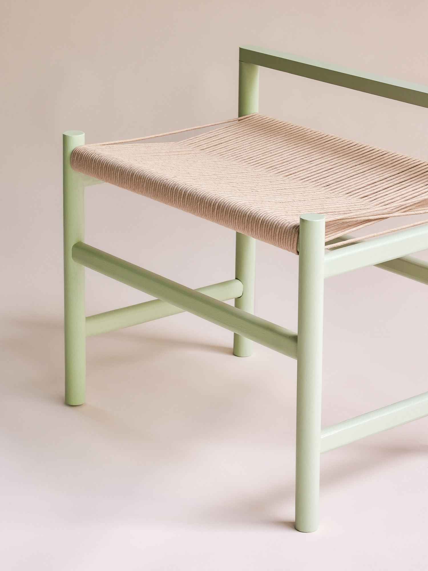 Bambua Heritage Bench Small panca verde chiaro