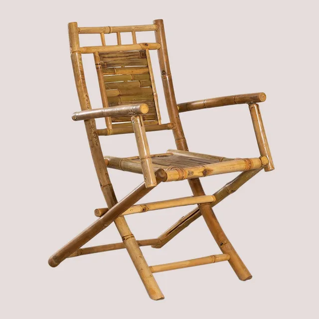 Sklum Yakku Style sedia da giardino pieghevole bambù