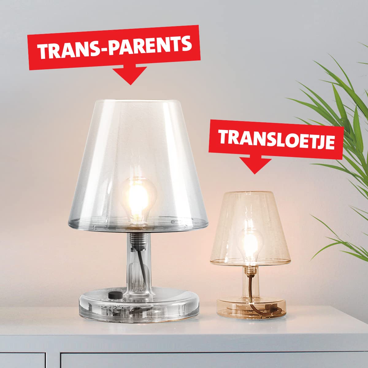 Fatboy Transloetje lampada da tavolo marrone ricaricabile