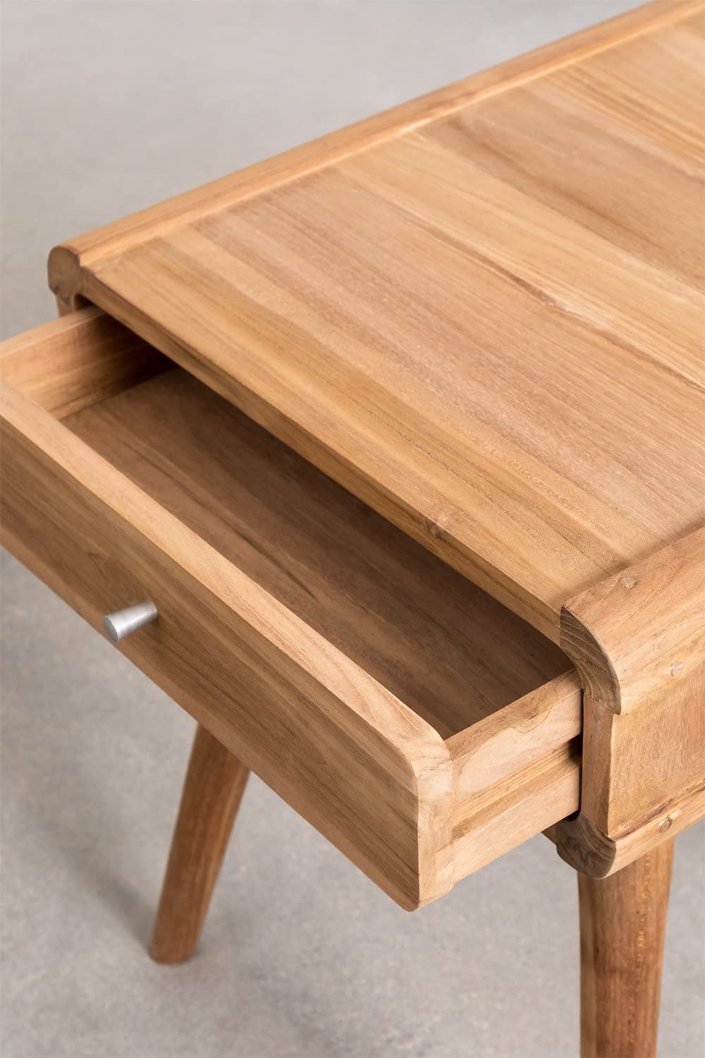 Sklum Menfis Comodino in Teak Naturale 45 cm