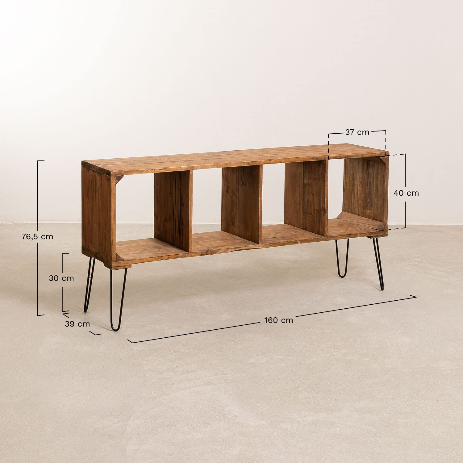 Sklum Ceila mobile ingresso legno riciclato 160 cm