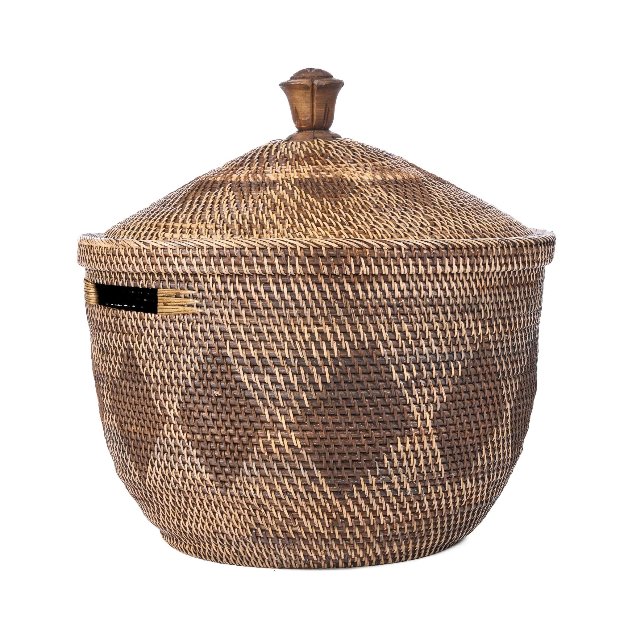 Bambua Storage Crown cesto rattan marrone naturale