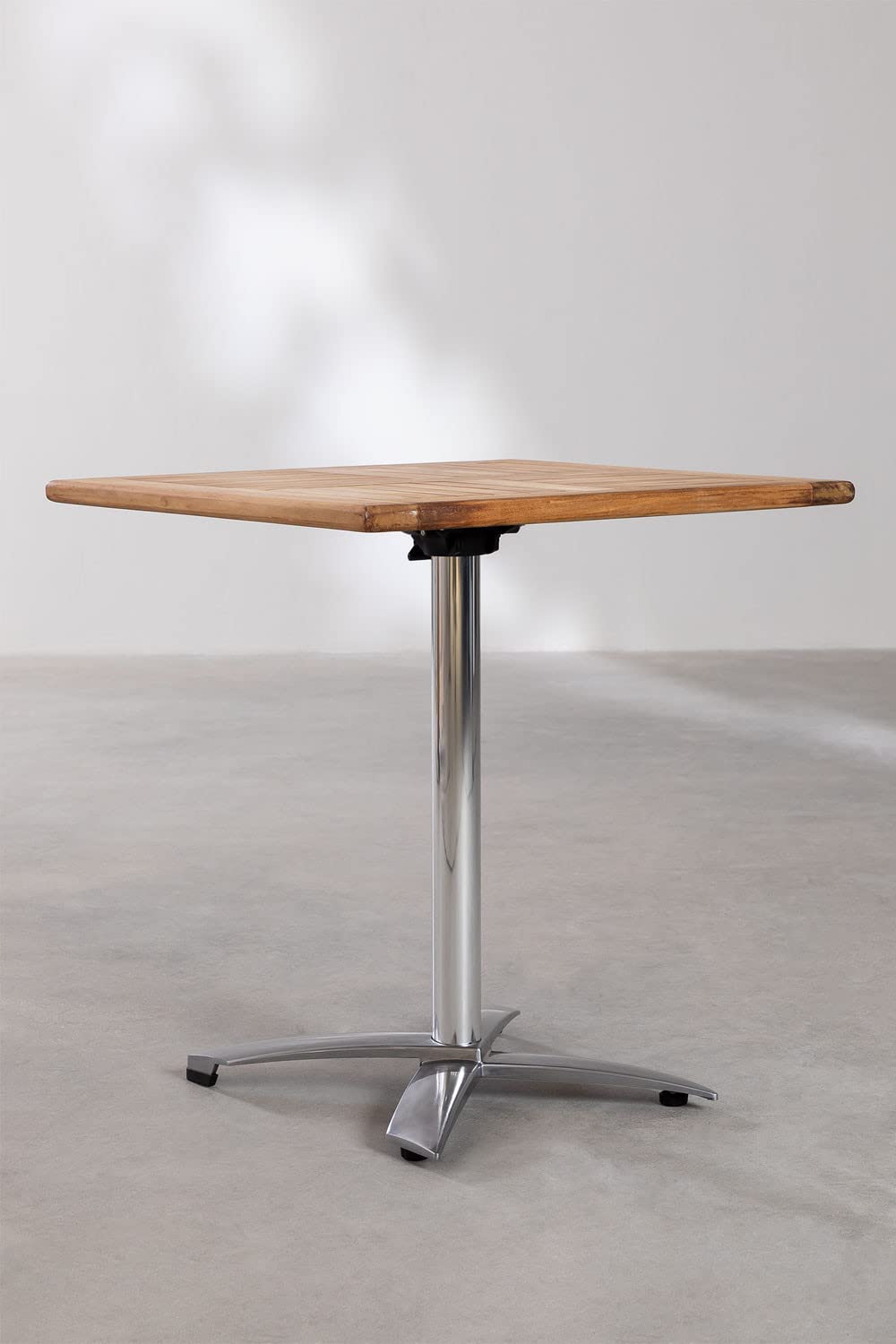 Sklum Bruh tavolo bar quadrato in teak 70x75,5 cm